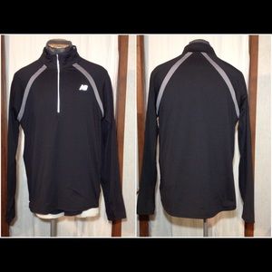 Men's Size L New Balance Dry 1/4 Zip Pullover